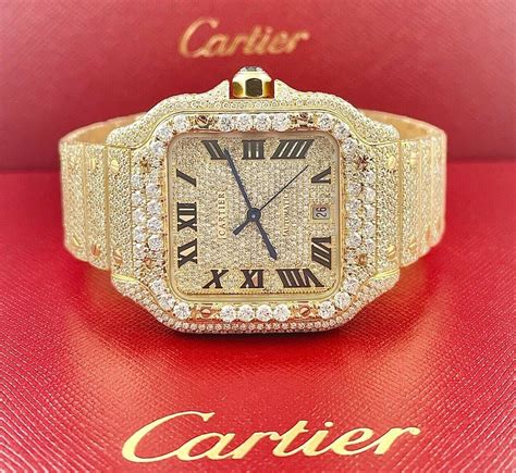 men's diamond cartier watch|moist night diamond watch cartier.